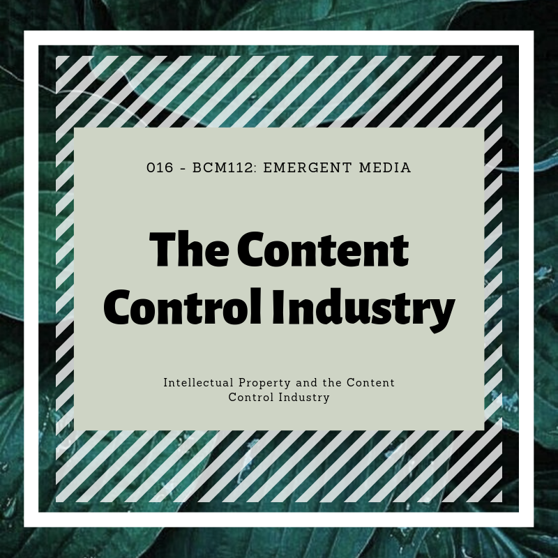 The Content Control Industry
