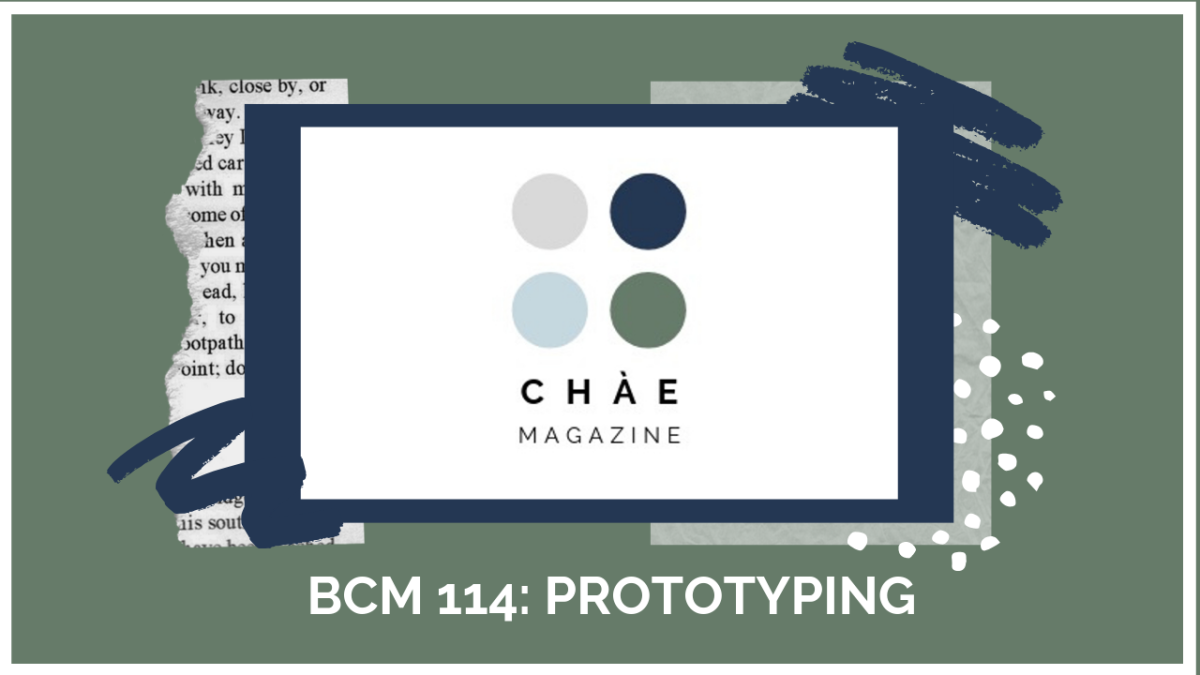 Chàe Magazine: Prototyping