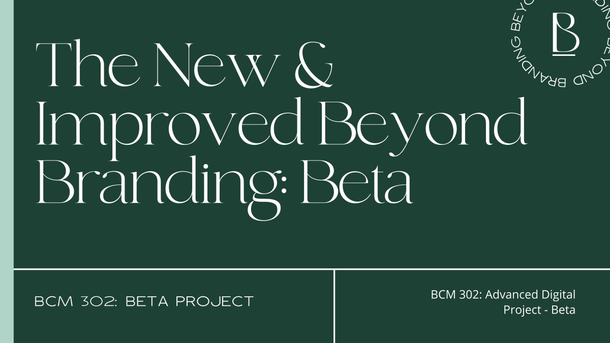 The New & Improved Beyond Branding: Beta